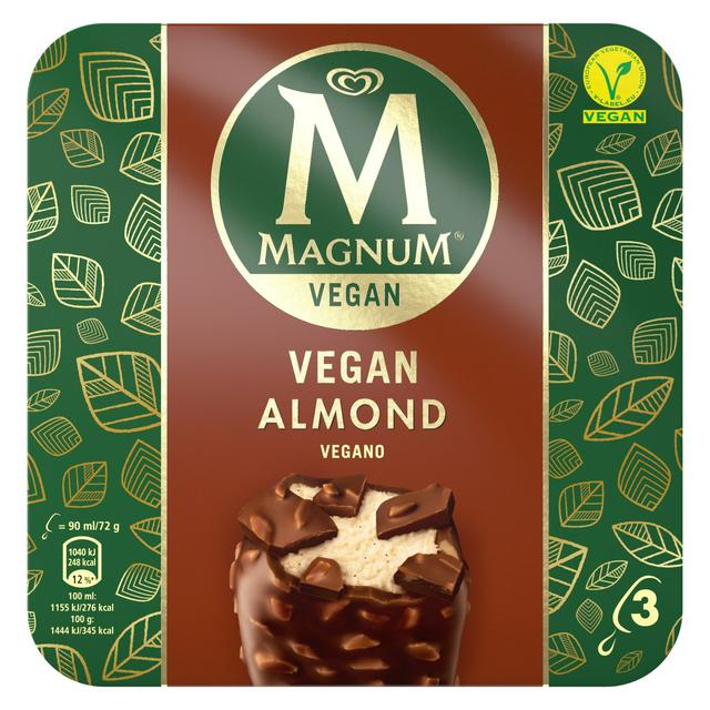 Magnum Vegan Almond Hpk 3 stk. – 10 ein í pk.