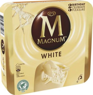 Magnum White 110 ml. Hpk 3 stk. - 10 ein í pk.