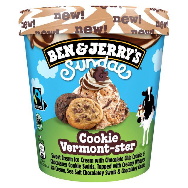 B&J’s Cookie Vermont-ster 427 ml – 8 stk. í pk.
