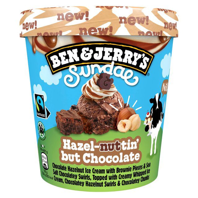 $B&J’s Hazel-nuttin’but Chocolate 427ml-8 stk. í p