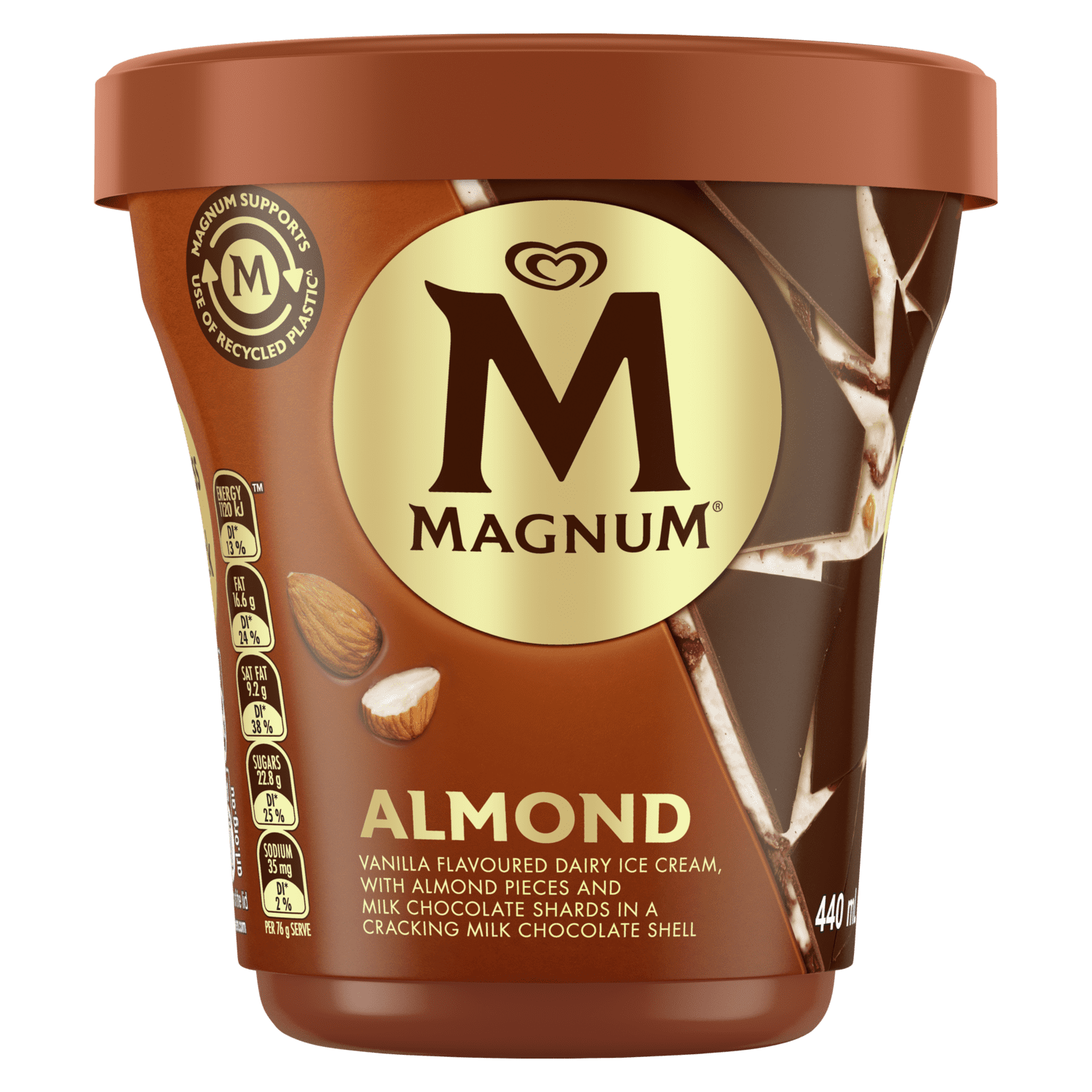 Magnum Pint Mandel 440ml – 8 stk. í pk.