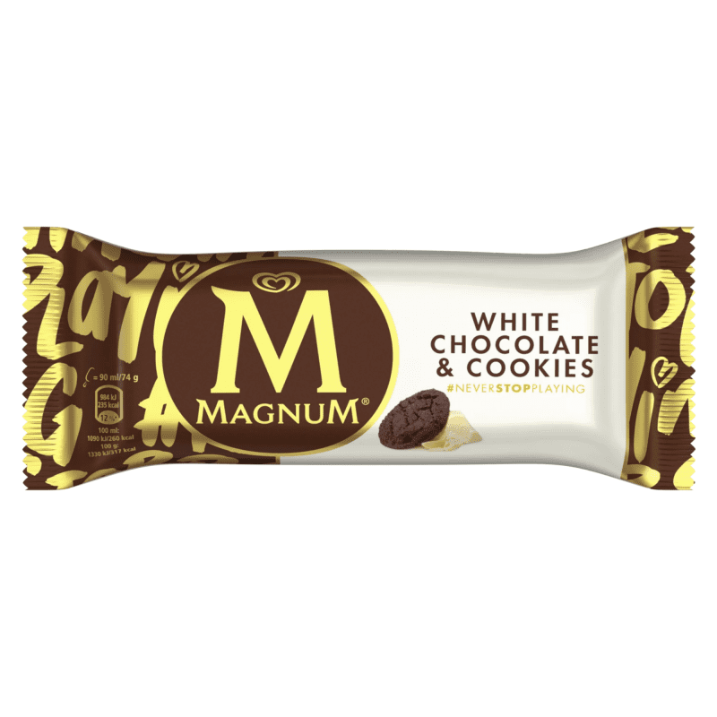 $Magnum White Choco&Cookie 90ml – 20 stk