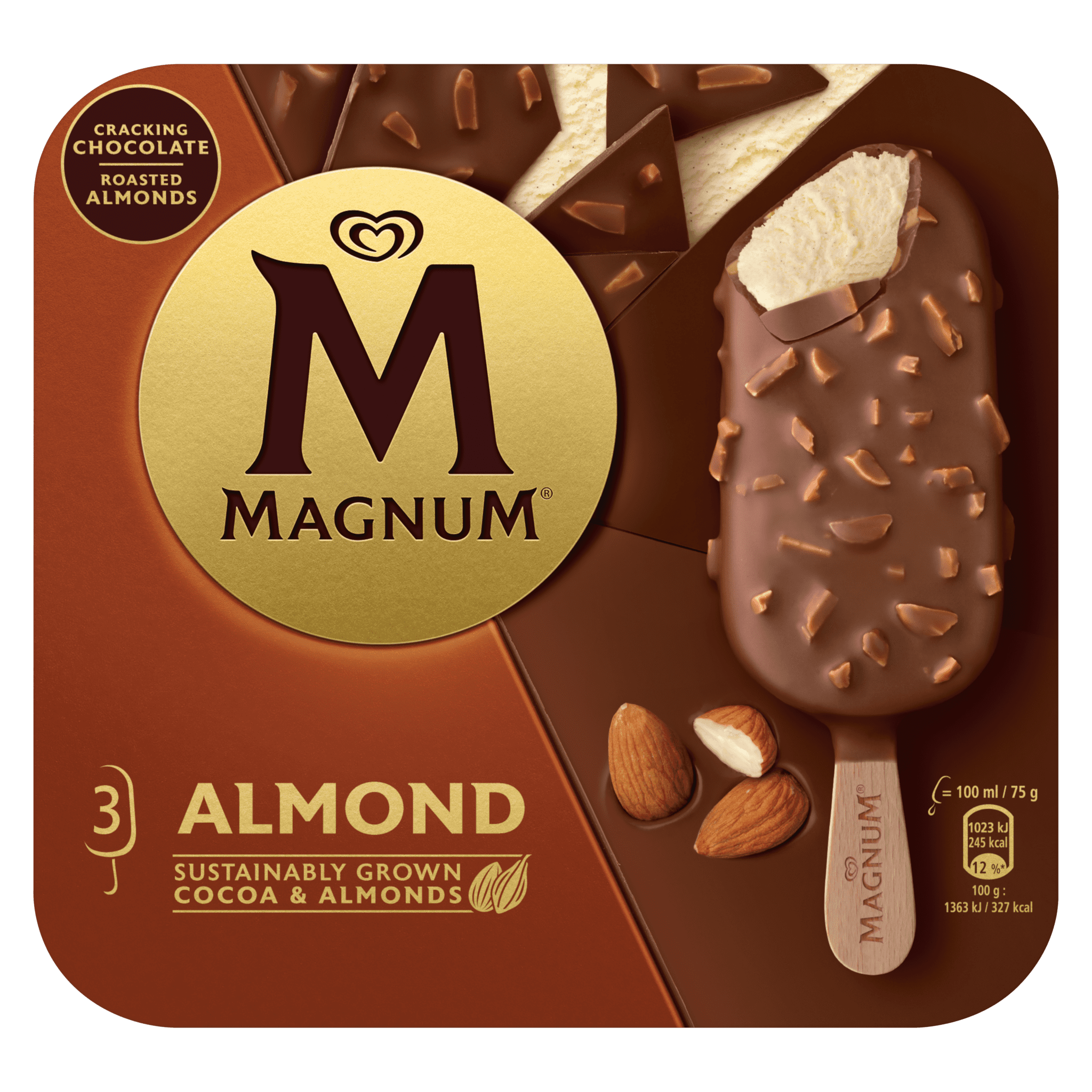 Magnum Mandel 110 ml. Hpk 3 stk. - 10 ein í pk.