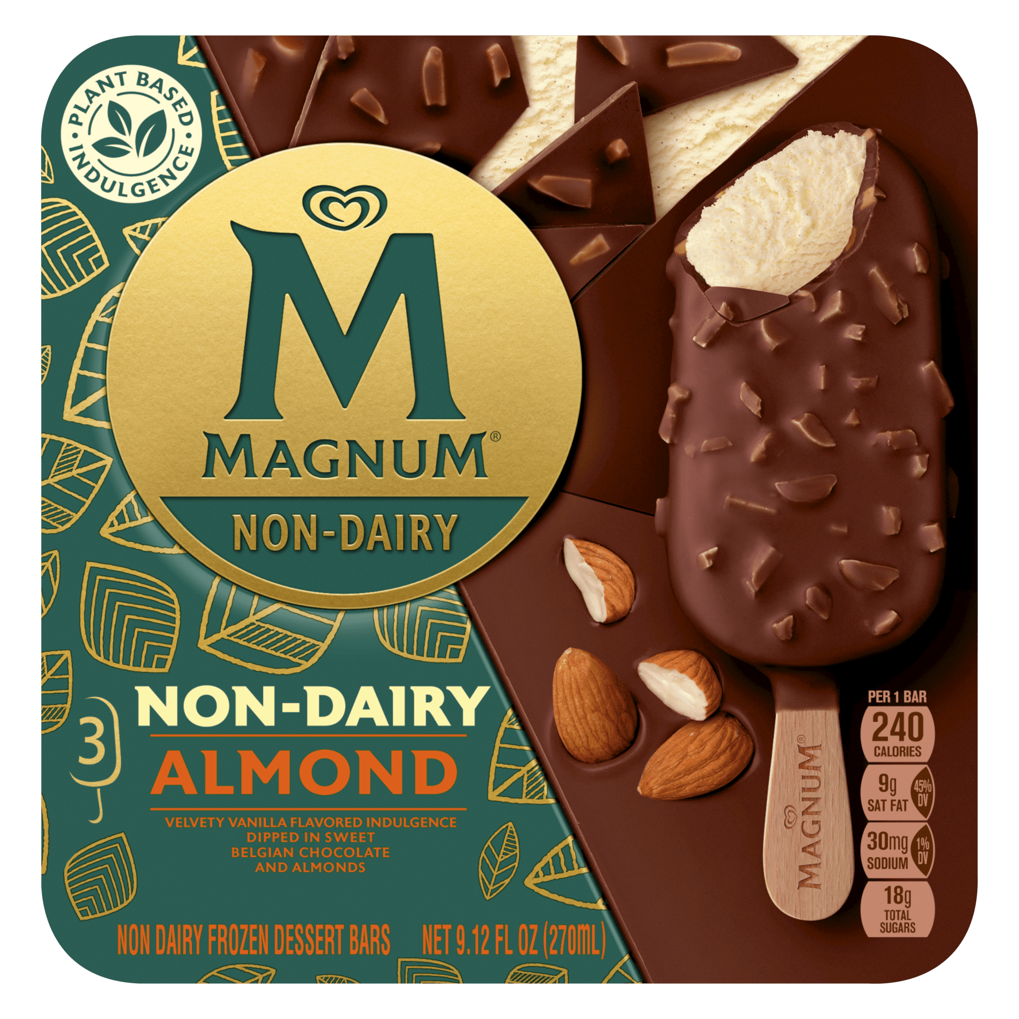 Magnum Hpk Vegan Almond 3 stk. – 10 ein í pk.