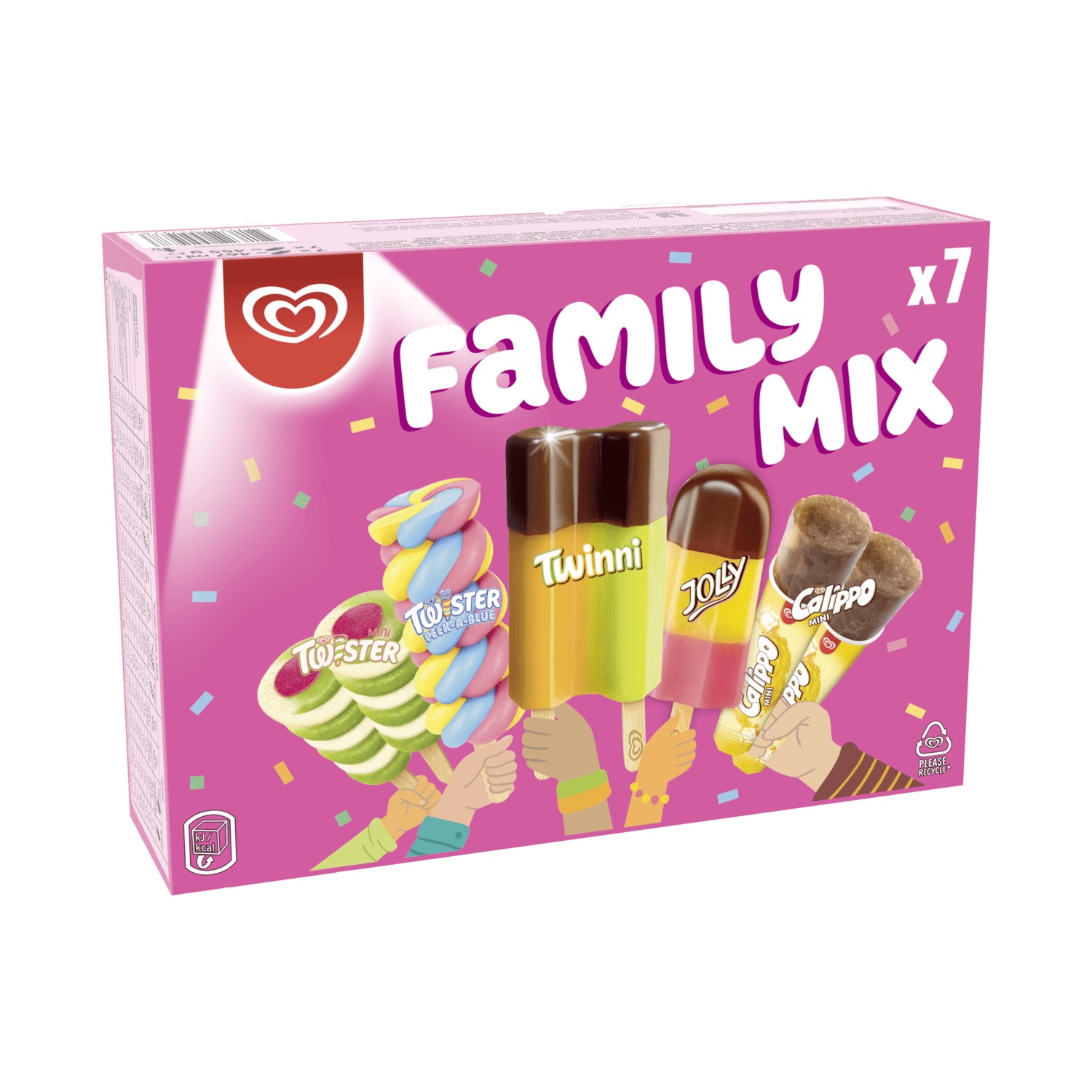 $Frisko Family Mix Hpk 7 stk – 6 ein í pk