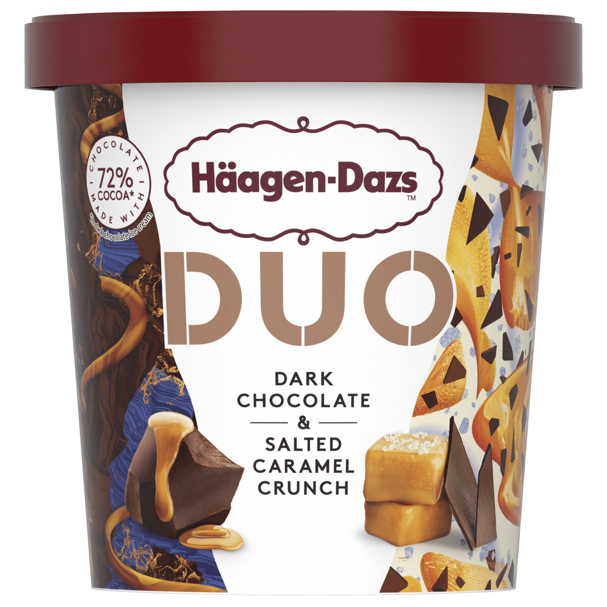 HD Duo Dark Chocolate & Salted Caramel 420 ml. - 8 stk í pk.