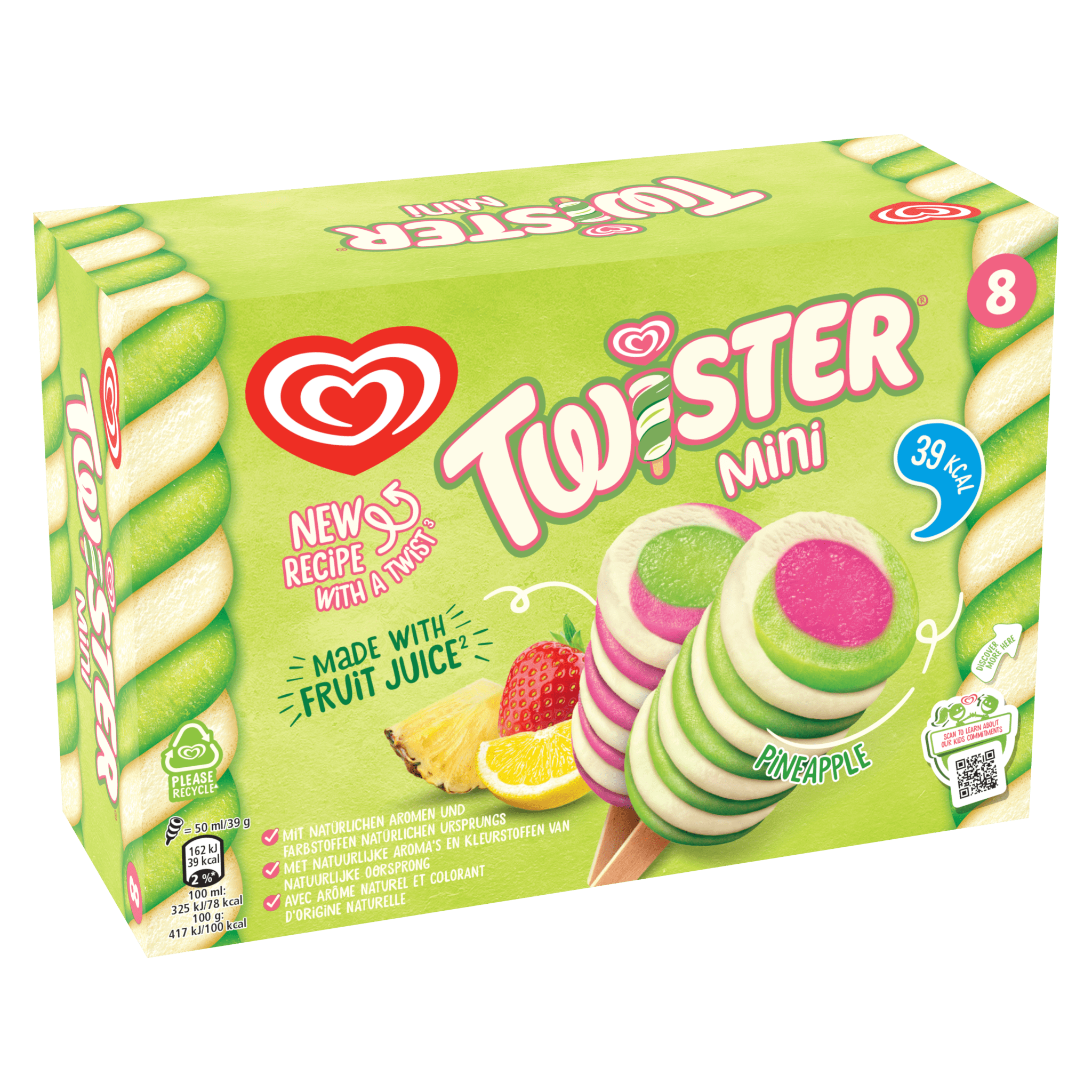 Frisko ND Twister mini 50ml Hpk 8 stk – 6 ein í pk