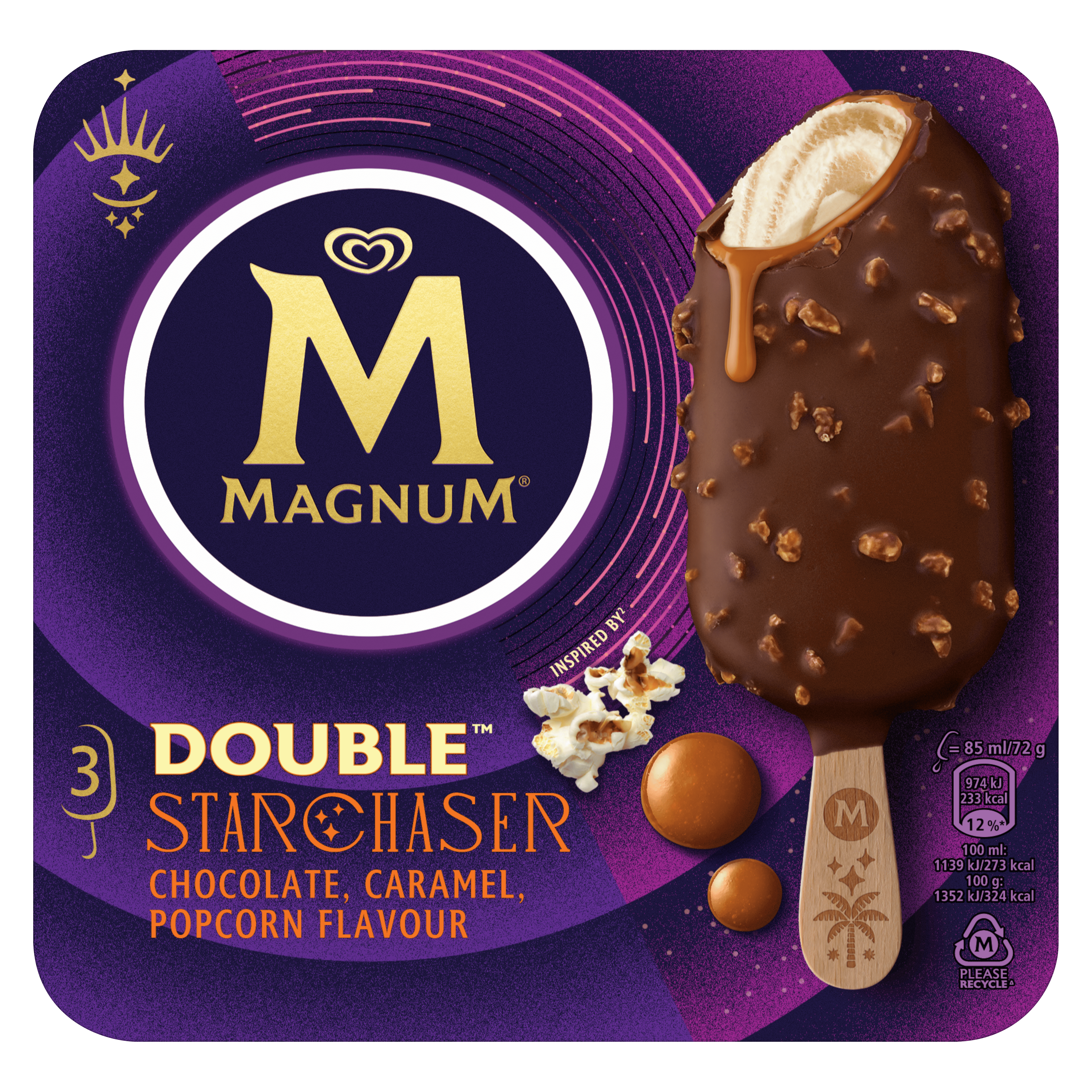 Magnum Double Starchaser Hpk 3 stk – 10 ein í pk