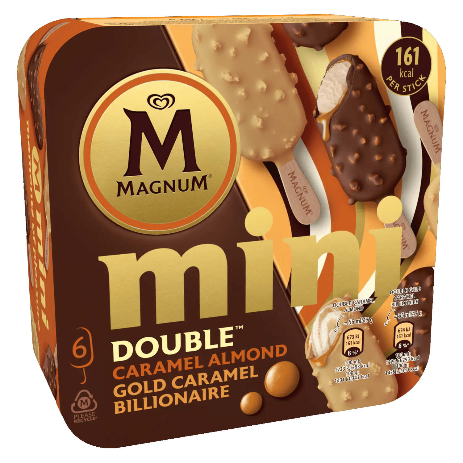 Magnum Hpk Mini Billion Almond 6 stk – 6 ein í pk