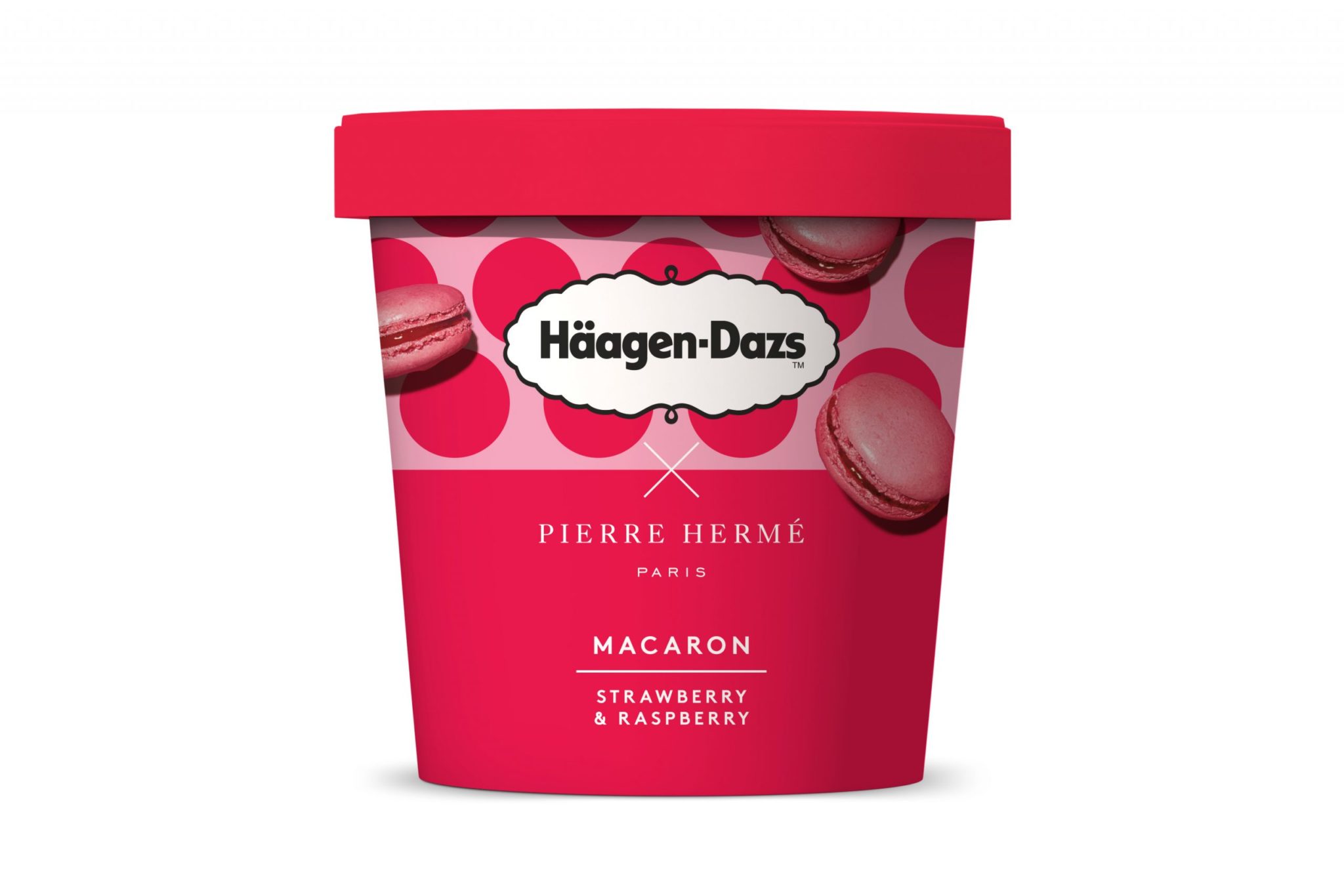 HD Macaron Strawberry Raspberry – 8 stk. í pk.