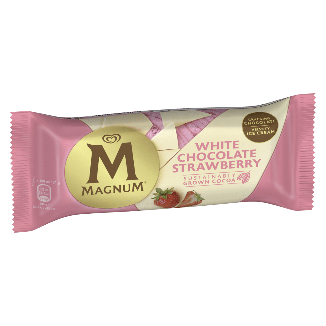 Magnum White Chocolate Strawb. 100ml - 20 stk