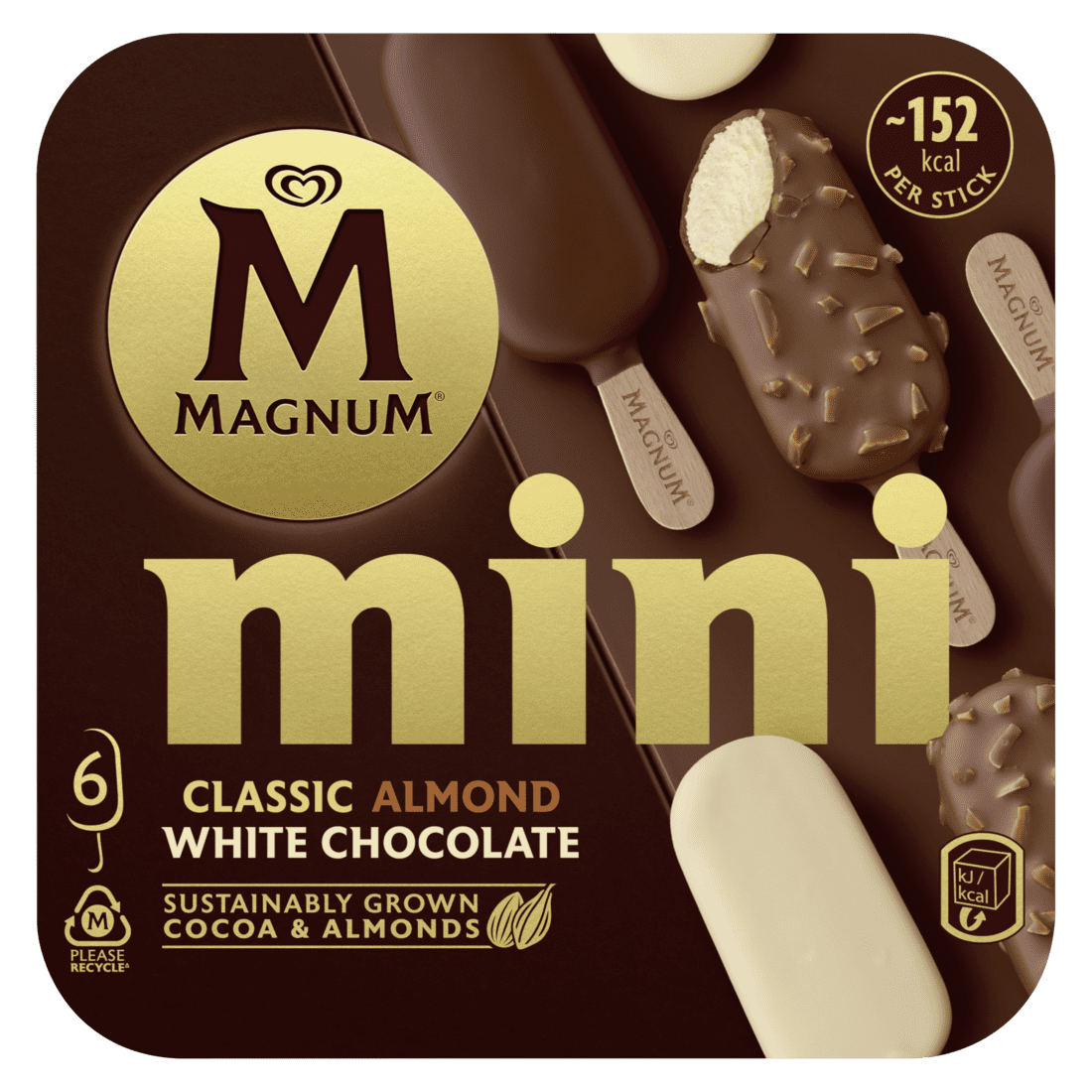 Magnum Hpk Mini Clas/Man/Whi 55ml 6 stk-6 ein í pk