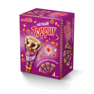 Hpk. Hátíðar Karamellutoppur 4 stk. - 6 ein. í pk.