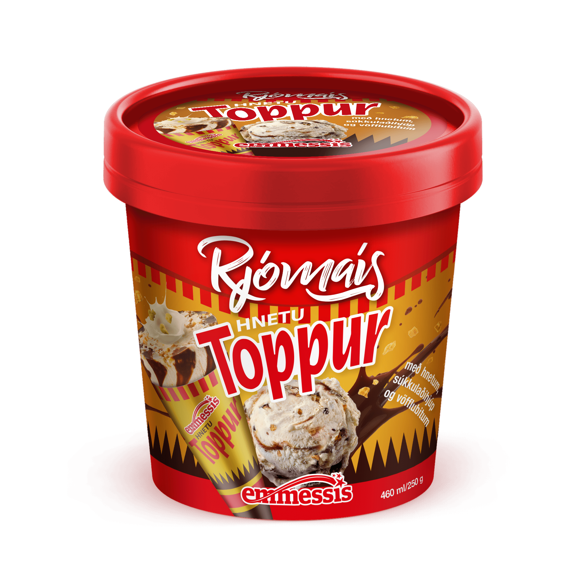 Rjómaís Hnetutoppur 460ml