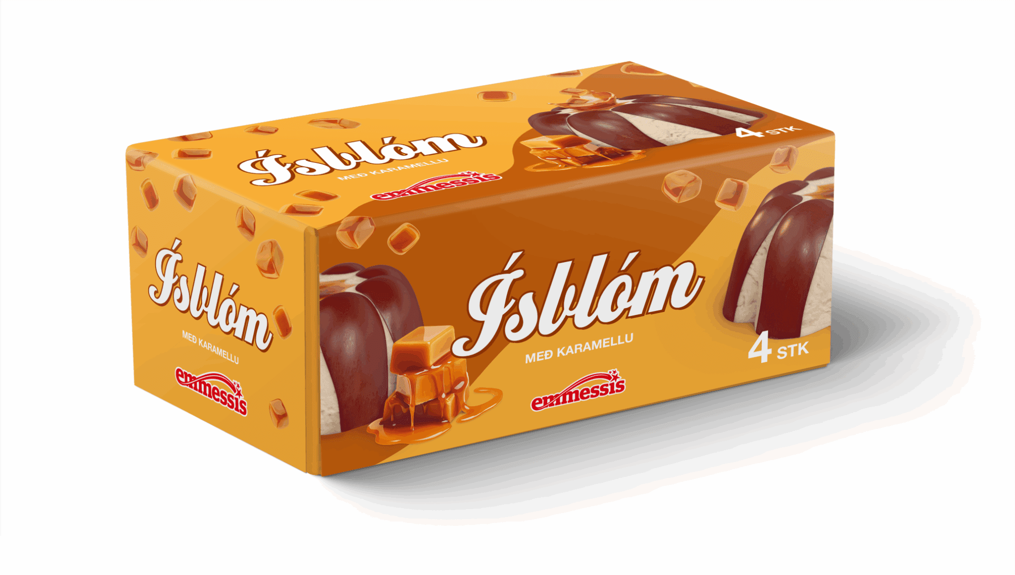 Ísblóm karamella – 4 ein. í pk.