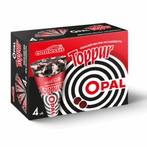 Hpk Opal saltlakkrístoppar 4 stk - 6 ein í pk