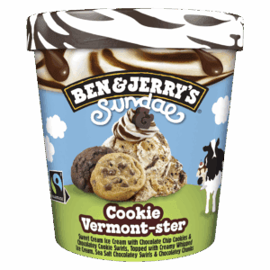 B&J Cookie Vermont-ster 427 ml - 8 stk. í pk.