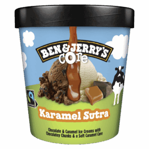 B&J Core Karamel Sutra 465ml - 8 stk í pk