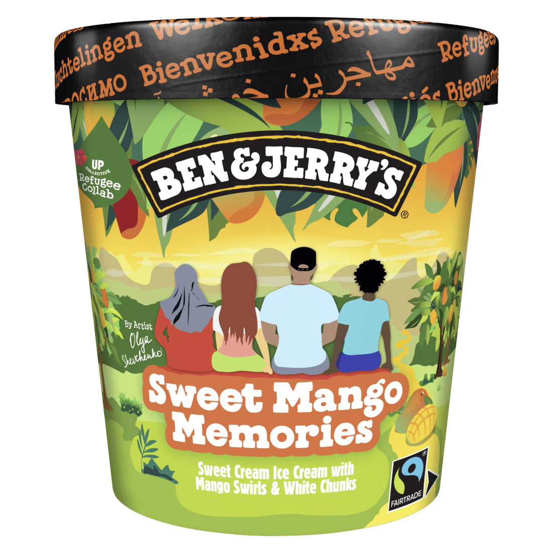 Ben & Jerry’s Sweet Mango Memories 465 ml – 8stk í pakka