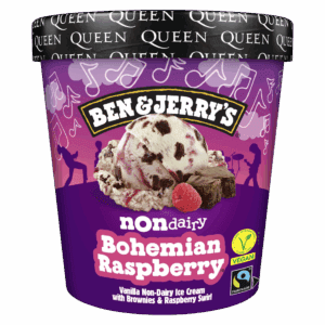 Ben & Jerry's Non-Dairy Bohemian Raspberry 465 ml - 8 stk í pakka