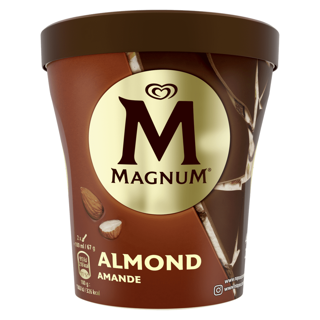 Magnum Pint Mandel 440ml – 8 stk. í pk.