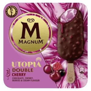 Magnum Utopia Double Cherry 3stk - 10 ein. í pk