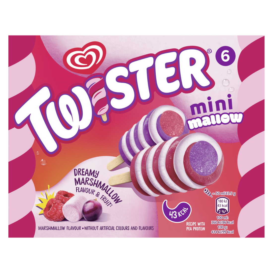 Frisko Hpk ND Twister mini Dreamy Marshmallow 6stk – 6 ein pk
