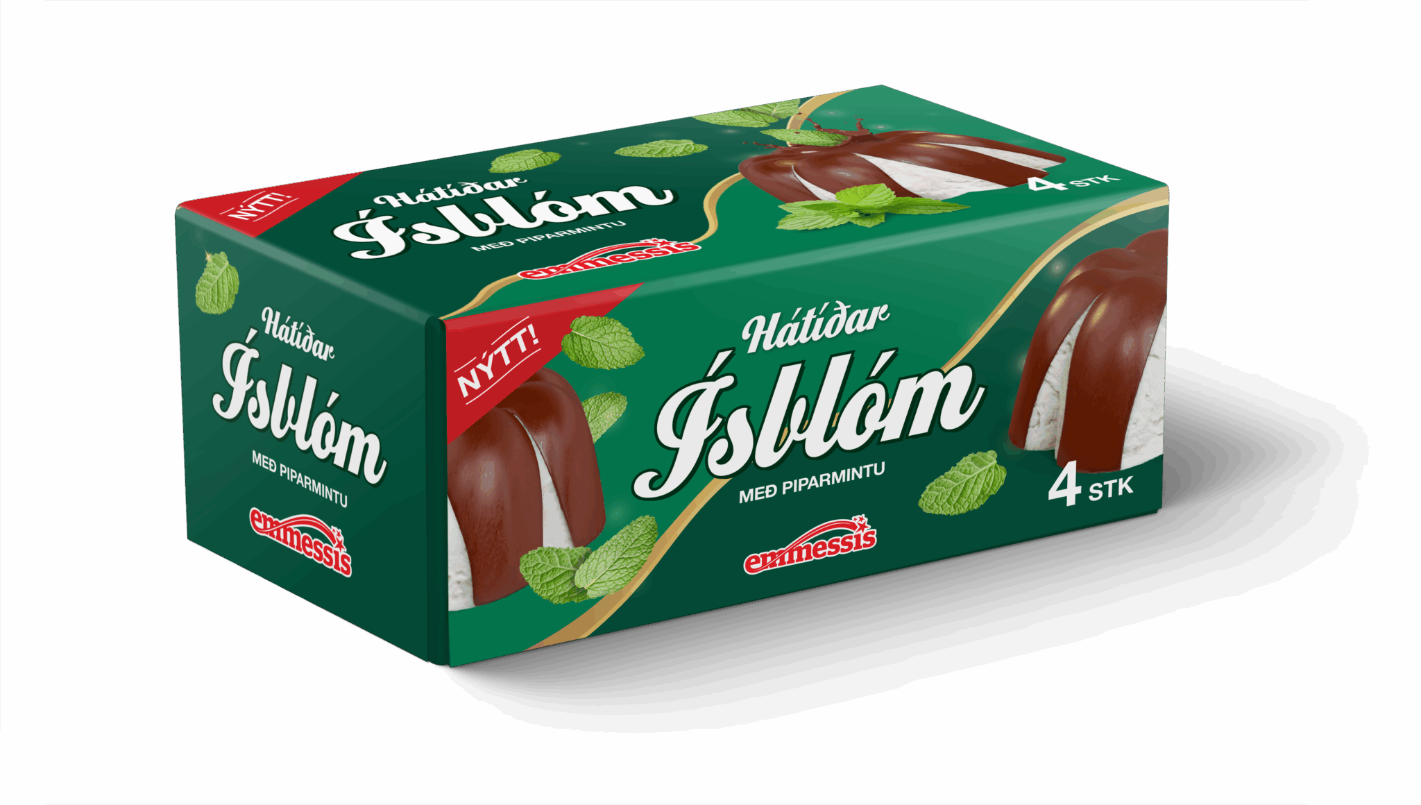 Ísblóm Piparmintu – 4 ein í pk