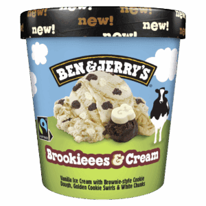 Ben & Jerry's Brookieees & Cream - 8 ein í pk