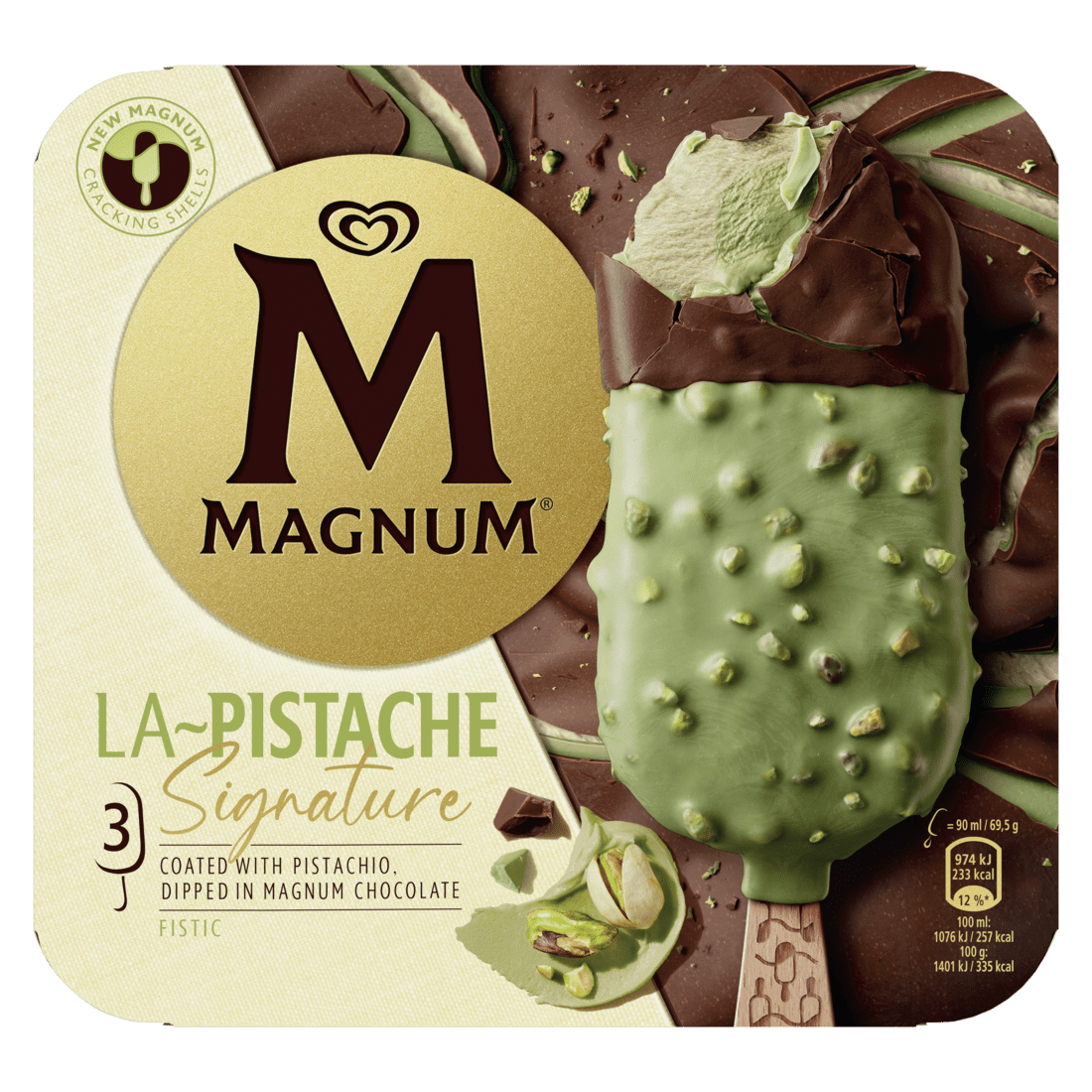 Magnum Hpk La Pistache 3MP 3x90ml – 10 ein. í pk